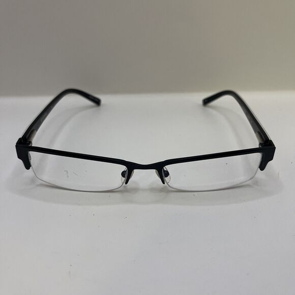 Converse Eyeglasses Frames Only Devastate Black 54-18-140 Half Rim - Picture 1 of 6